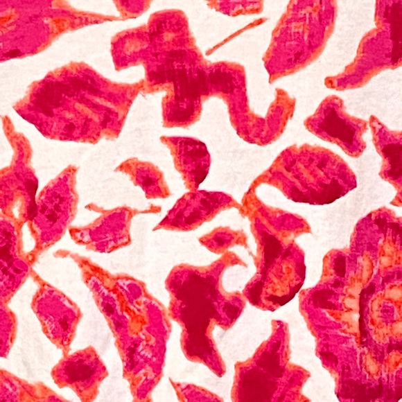 Anne Klein Sport Open Sleeves CrewNeck Magenta White Top Tee Shirt Sz Medium EUC - Picture 3 of 5